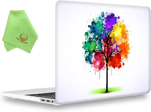 Vista 63 de UESWILL Estuche rígido mate suave compatible con MacBook Pro de 15 pulgadas con Touch Bar y USB-C de 2016-2019, modelo A1990 A1707, negro