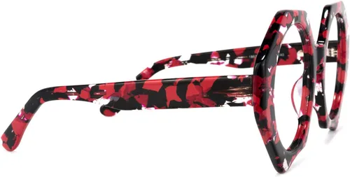 Vista 5 de Zeelool Elegantes gafas geométricas de gran tamaño con bloqueo de luz azul para mujer, 100% protección UV400, Hugh ZOP01887