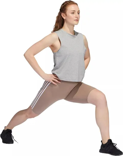 Vista 5 de adidas Pantalones cortos de ciclismo de 3 rayas Sportswear Essentials para mujer