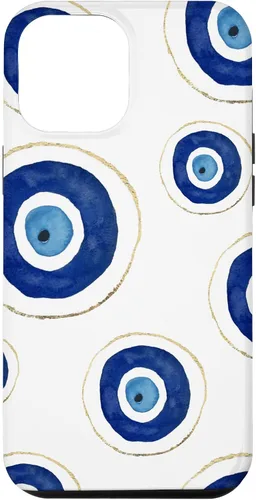Vista 26 de Funda para teléfono con diseño de amuleto contra el mal de ojo, color blanco para iPhone 17
