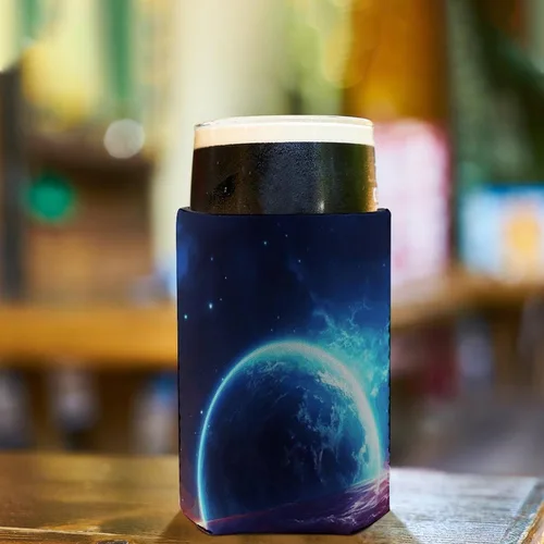 Vista 5 de Star Planet Sleeve Neoprene Insulator Reusable，Cup Sleeve – Washable And Reusable，Iced Coffee Cups for Cold Drinks Beverages And Holder for Most