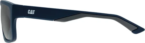Vista 3 de CAT 8021 - Lentes de sol cuadrados polarizados para hombre, azul marino mate, 2.54 pulgadas, protección UV400, Azul marino mate