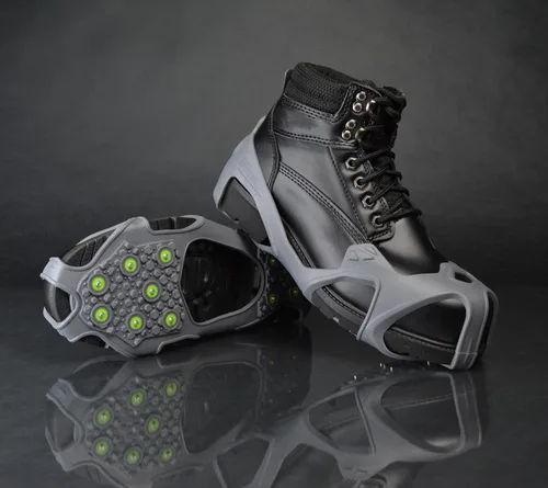 Vista 3 de Grampón de Hielo Easy Spike, Ayuda de Tracción de Resistencia Industrial Ligera para Caminar sobre Nieve y Hielo (1 Par)