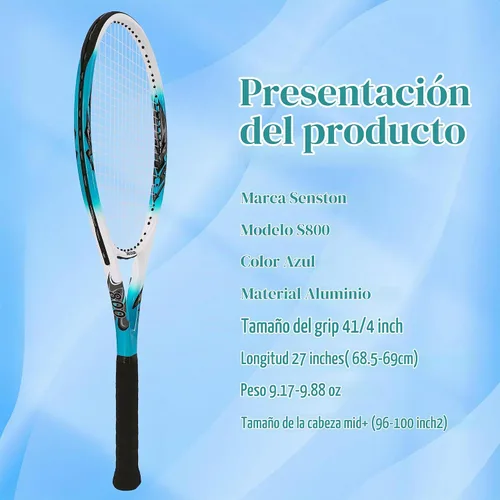 Vista 5 de Senston 27" Adult Tennis Racket, Durable Lightweight Vibration Dampening