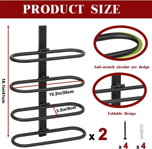 Vista 6 de Estante para vino montado en la pared para 8 botellas de vino, almacenamiento de metal para colgar en la pared, estante organizador de vino