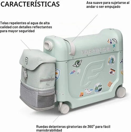 Vista 2 de Stokke JetKids - Paquete de viaje, azul ártico