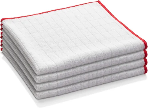 Vista 10 de E-Cloth Wash & Wipe Dish Cloth, Microfiber Cleaning Cloth Reusable Paper Towel Alternative Cloths, Dish Towels for Drying Dishes, Glassware