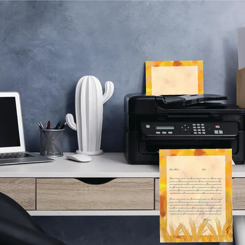 Vista 6 de Amber Waves - Papel para impresora láser y inyección de tinta, 25