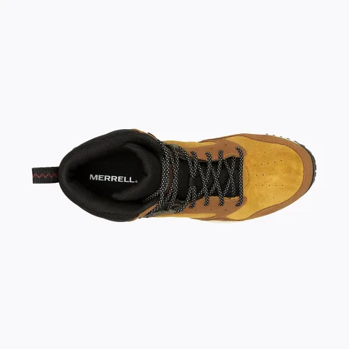 Vista 3 de Merrell Botas de senderismo impermeables Wildwood Mid Leather para hombre