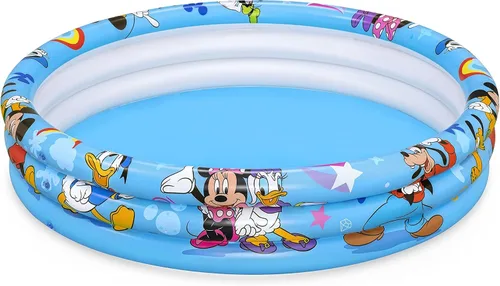 Vista 4 de BESTWAY Disney Junior Mickey & Friends - Piscina inflable (48.0 x 48.0 in), multicolor
