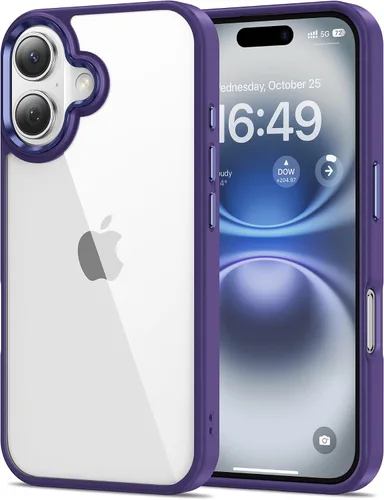 Vista 318 de HOOMIL Funda para iPhone 7 Plus/iPhone 8 Plus de 5.5 Pulgadas, sin amarillamiento, protección contra caídas, cubierta trasera dura transparente