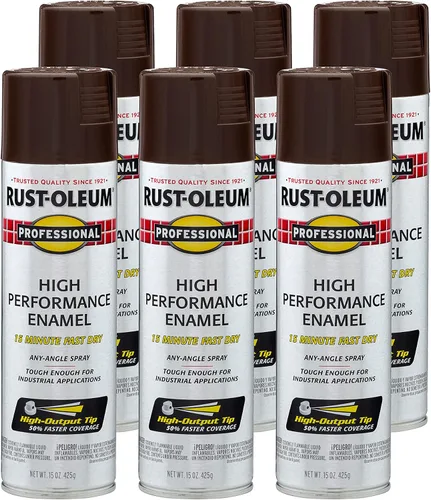 Vista 46 de Rust-Oleum 7515838 Pintura en aerosol de esmalte profesional de alto rendimiento, 14 onzas, aluminio