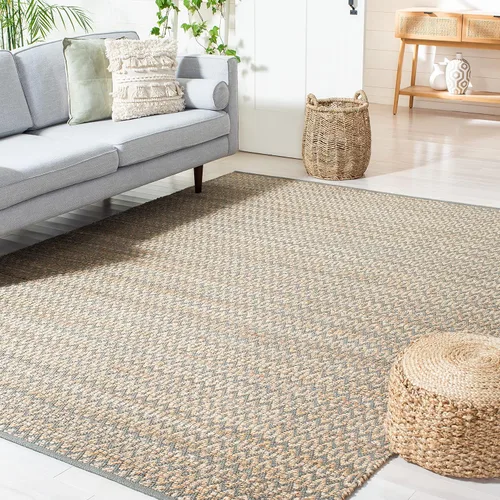 Vista 11 de SAFAVIEH Natural Fiber Collection Runner - 2'3" x 7', Natural & Black, Handmade Hemp, Ideal for The Living Room, Dining, Bedroom (NFB701Z)