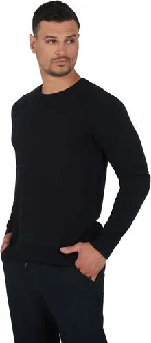 Vista 2 de 90 Degree By Reflex Camiseta de manga larga cepillada para hombre Negro
