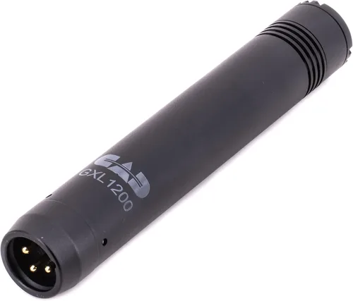 Vista 8 de CAD Audio Micrófono condensador cardioide GXL1200, acabado champán 30 Hz-20 Khz, Xlr, 24/48v Phantom, clip y bolsa protectora incluidos