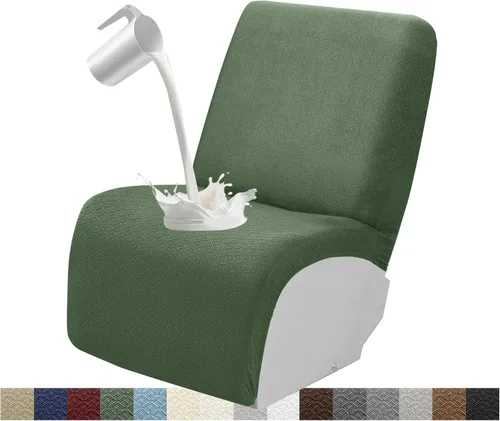 Vista 92 de Fundas impermeables de sofá reclinable modular para sofás reclinables, lavable en forma de L, para perros, fundas elásticas para sofá reclinable