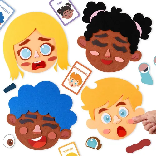 Vista 7 de PP OPOUNT Social Emotional Learning Toy, Funny Faces
