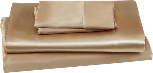 Vista 23 de Beatrice Home Fashions Juego de sábanas Queen de satén 100% poliéster Leopardo