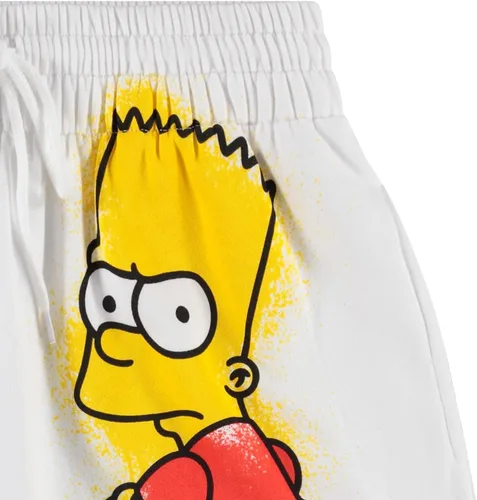 Vista 4 de The Simpsons Homer & Bart Simpson Shorts Homer, Bart, Lisa Mesh Shorts Shorts