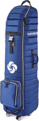 Vista 9 de Samsonite Golf Premium Quilted Golf Travel Cover with Wheels Detachable Shoe Bag, 4 Multi-Directional Wheels, Compression Strap