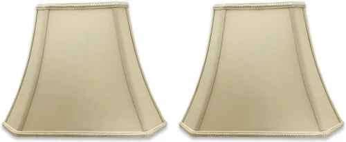 Vista 14 de Royal Designs - Pantalla rectangular con esquinas cortadas, diseño de campana, oro antiguo, (4.5 x 5.5) x 7.5 x 10 x 8 pulgadas