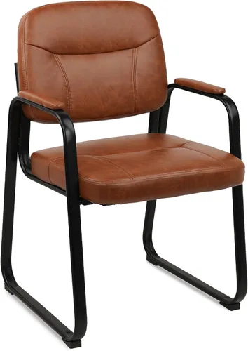 Vista 28 de CLATINA Silla de recepción de invitados, sillas de sala de conferencias, sillas de sala de espera con brazos acolchados, silla de escritorio sin