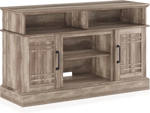 Vista 9 de BELLEZE Moderno Soporte de TV de Madera Estilo Granja de 48" y Centro de Entretenimiento Multimedia Mesa Consola para TVs hasta 50 Pulgadas