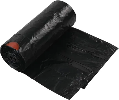 Vista 5 de Bolsas de basura negras con cordón de 7 galones, bolsas de basura, 210