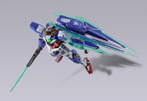Vista 3 de Bandai Traje móvil Gundam 57535-Metal Build 00 Qan T, multicolor, 19258