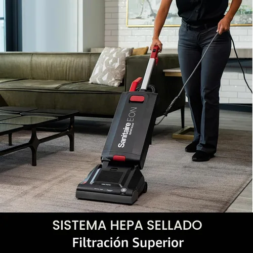 Vista 3 de Sanitaire EON QuietClean - Aspiradora vertical comercial silenciosa, SC5500B