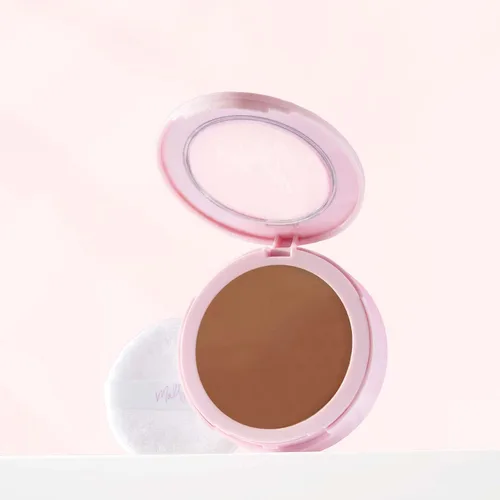 Vista 9 de Mally Beauty Base de maquillaje en polvo suave como la seda, profunda, de cobertura ligera a media, acabado mate ligero Deep
