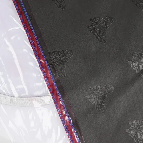 Vista 5 de haozaikeji Impermeable para motocicleta para dos, impermeable, con capucha, capa de lluvia, movilidad, scooter, poncho de lluvia al aire libre Azul