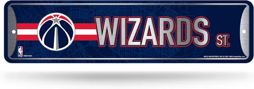 Vista 34 de Rico Industries NBA Basketball Metal Street Sign