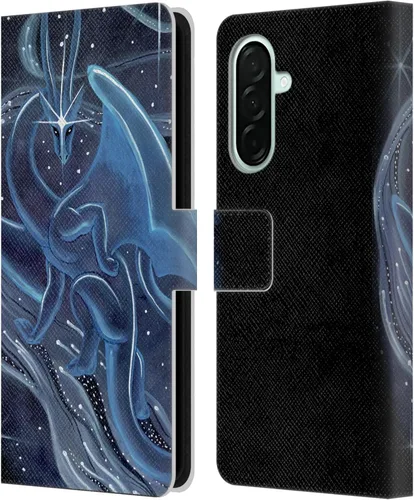 Vista 306 de Head Case Designs Officially Licensed Carla Morrow Galactic Entrancement Dragons Leather Wallet Case Compatible with Samsung Galaxy A07 4G