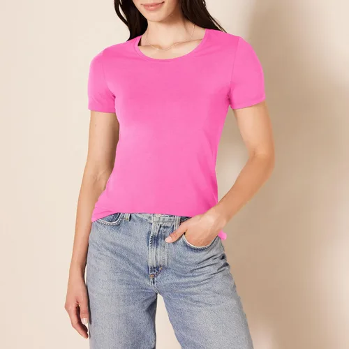 Vista 377 de Amazon Essentials Women's Regular-Fit Short-Sleeve Crewneck T-Shirt