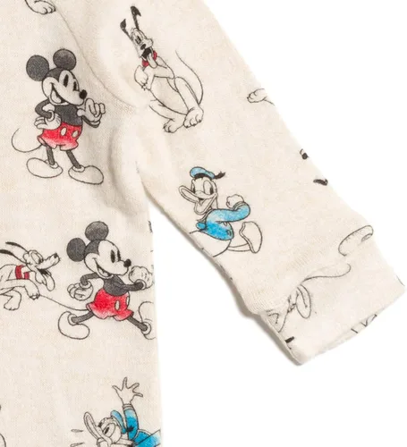 Vista 5 de Disney Mickey Mouse Pluto Donald Duck Baby Snap Sleep N' Play - Overol recién nacido a bebé