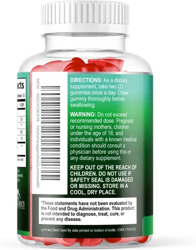Vista 8 de Gomitas Ashwagandha – Fórmula avanzada de gomitas Ashwagandha para uso diario – Apoyo antioxidante natural y apoyo a la salud cerebral – Calma