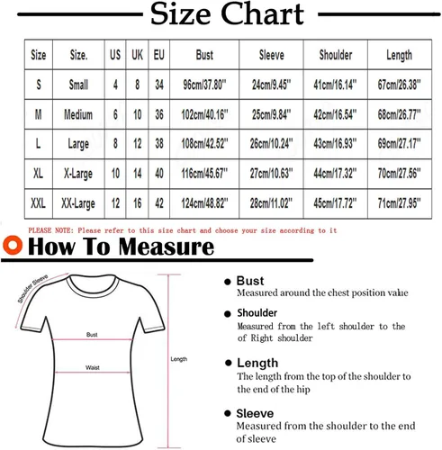 Vista 3 de Camisas de verano para mujer, con estampado de cuello en V, manga corta, sin botones, estilo casual, cómoda, manga 34
