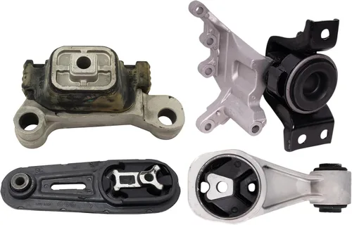 Vista 9 de TRQ Kit de montaje de motor de transmisión de motor de 5 piezas compatible con Ford Five Hundred Montego 6sp Auto AT 2005 - 2007