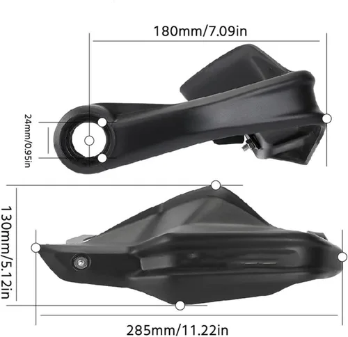Vista 6 de Para Y&AMAHA TENERE 700 XTZ700/Rally T7 2019-2023 Protectores de mano Protector de manillar Protector de manillar Tenere700 XTZ Paramanos