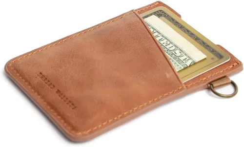 Vista 2 de Thread Wallets - Cartera delgada de diseño minimalista con tarjetero vertical.