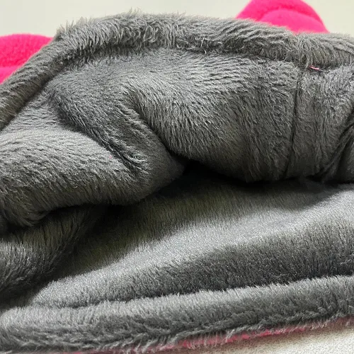 Vista 3 de Calentador de cuello rosa para niños para esquí de motor de esquí