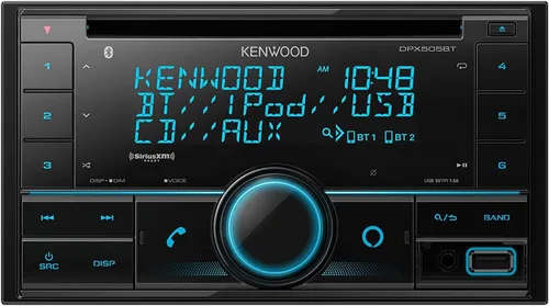 Vista 2 de KENWOOD DPX505BT Estéreo de coche con CD doble DIN en el salpicadero. AM/FM con Bluetooth, control de voz Amazon Alexa, pantalla de 3 líneas de alto