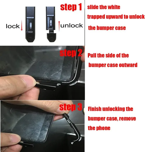 Vista 5 de Funda para Moto Z2 Play (con 1 película trasera), cubierta de marco de parachoques de metal de aluminio compatible con Moto Mods protectora
