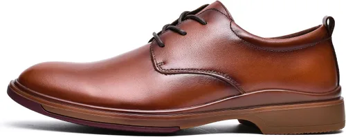 Vista 3 de Mens Casual Leather Sneakers Slip On Tennis Walking Skateboarding Shoes for Men Daily Comfortable Fashion Shoe