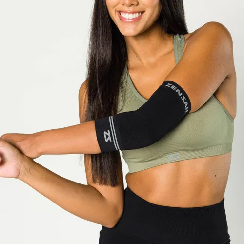 Vista 2 de Zensah manga de compresión para codo de tenista para tendinitis del codo, codo de tenista, codo de golfista - soporte del codo, dispositivo