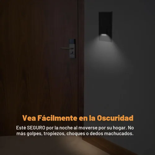 Vista 7 de Paquete de 10 interruptores de luz SOZULAMP con luz nocturna LED de 15 amperios, 120/277 voltios, interruptor de pared de un solo polo, sensor