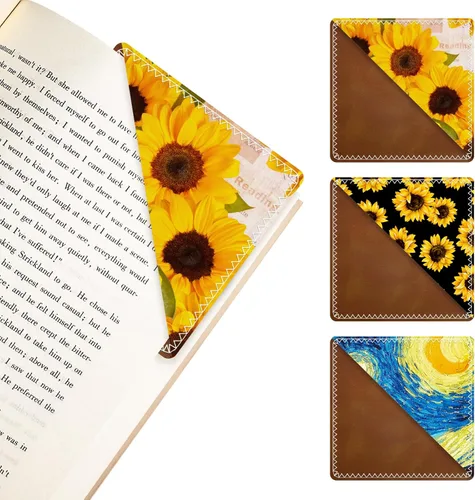 Vista 16 de Marcadores de Cuero Personalizados, Accesorios de Libro Divertidos y Lindos para Amantes de la Lectura, Marcadores de Páginas Irrompibles