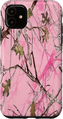Vista 8 de Funda para iPhone 11 Pro Max con diseño de cazador de patos, color rosa