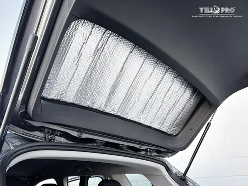 Vista 5 de YelloPro - Parasol para ventana trasera para puerta trasera de Hyundai Accent, GLS, GS, SE Hatchback, reflector UV